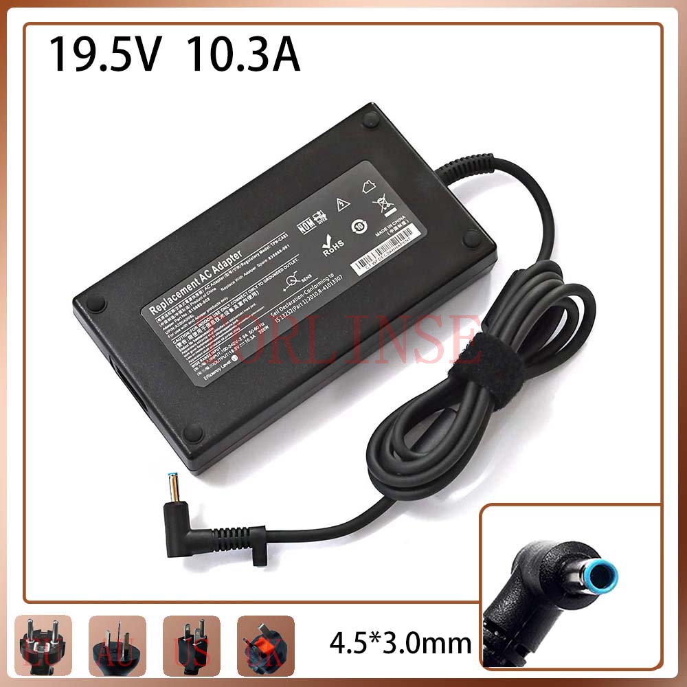 19.5V 10.3A 200W 4.5*3.0mm ac power adapter laptop charger For HP ZBook 17 G3 TPN-CA03 A200A008L 815680-002 835888-001