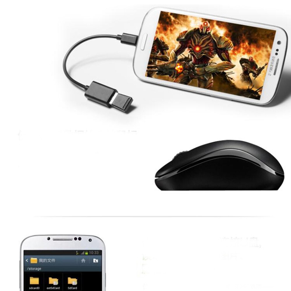 Micro USB To Female USB OTG Cable Adapter For Samsung HTC Huawei Mate Xiaomi Android Tablet PC MP3/MP4 Smart Phone cabo microusb