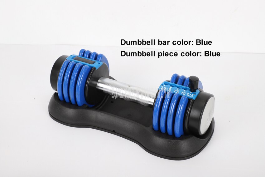 Weight Adjustable Dumbbell Fitness Workouts Dumbbells Tone Your Strength And Build Your Muscles 12.5lbs: blue blue