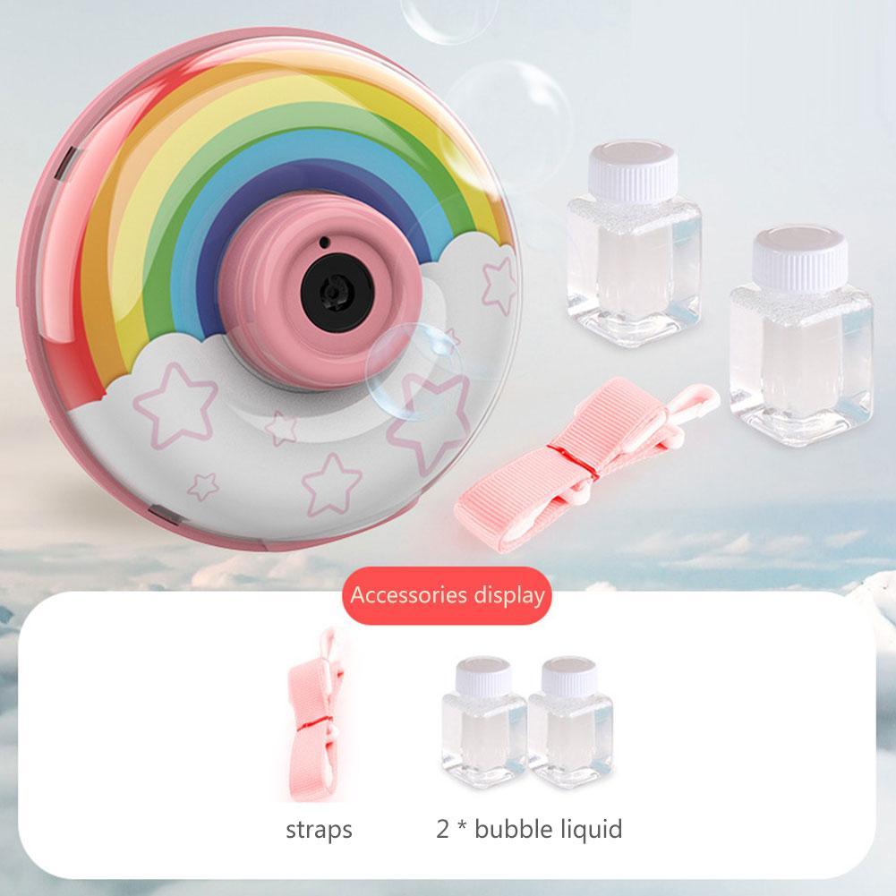 Speelgoed Voor Kinderen Jongens Meisjes Muziek Camera Bubble Speelgoed Automatische Bubble Blower Machine Speelgoed 50Ml Interessant Speelgoed