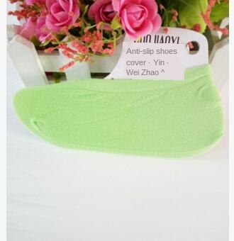 Magie Socken seicht Mund unsichtbar Kinder Boot Socken Silikon Anti-Schleudern Baby Mädchen Socken Frühling Sommer Super elastisch dünn Samt: Grün