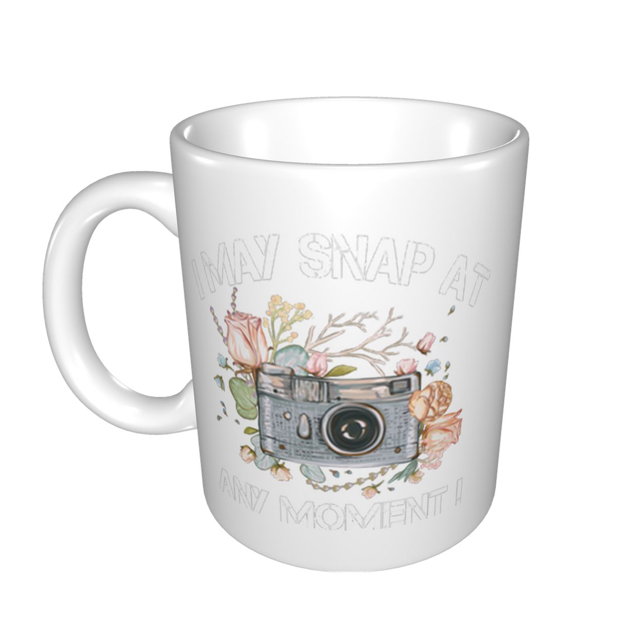 Camera Photography I May Snap At Any Moment Mug Coffee Cup Coffee Mug Beer Mugs For Men Glass Coffee Cup
