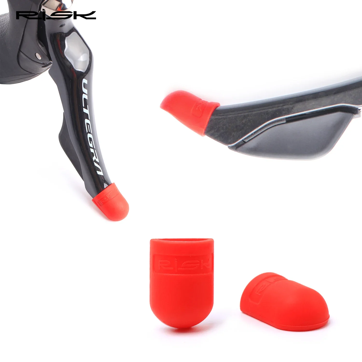 1 Paar Fahrrad-Schalthebel-Schutzabdeckung, kratzfeste Silikonhülse, Öl-Scheibenbremshebel-Schutz für Shimano Sram-Teile