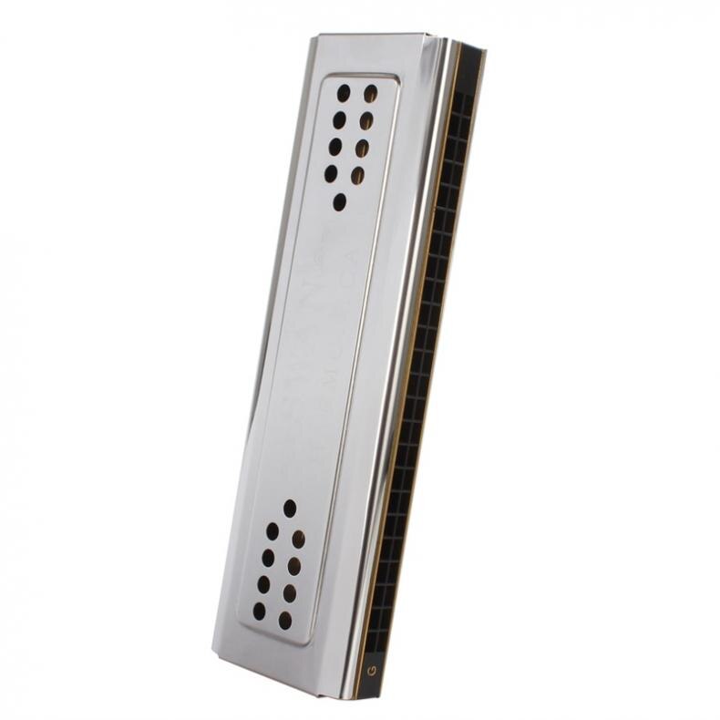 Svane 24 hulls nøkkel av c & g tremolo harmonica med dobbeltside