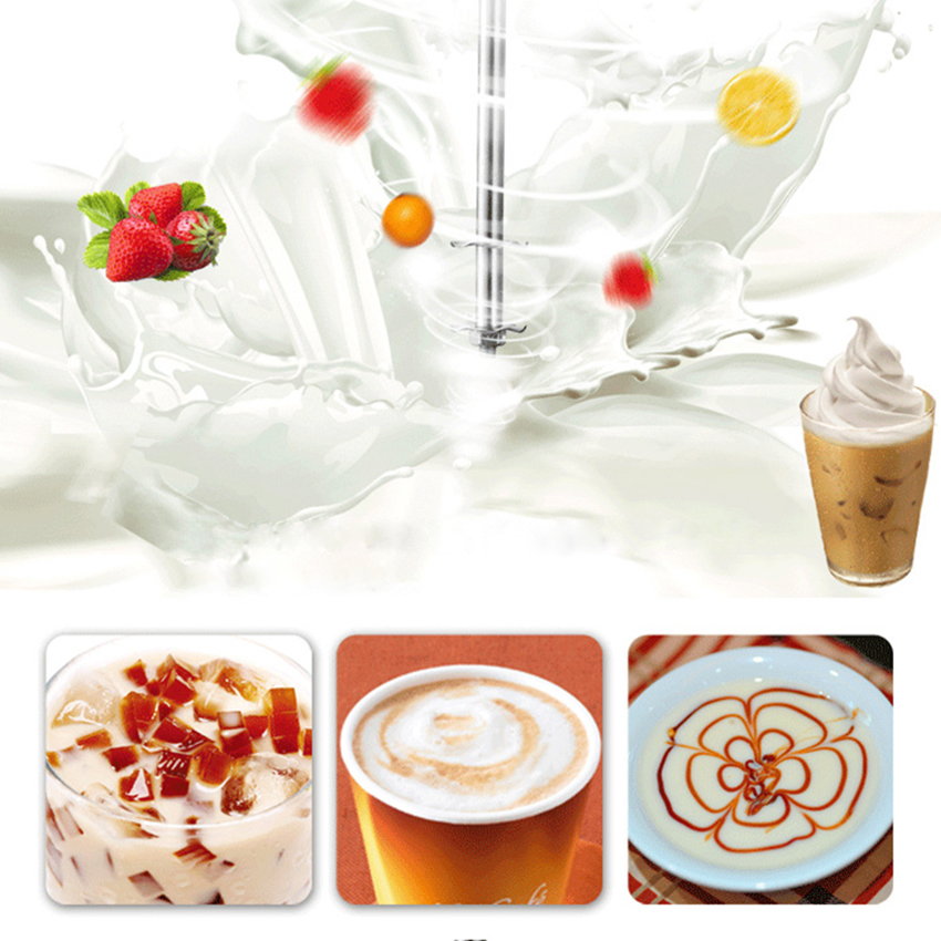 220V électrique mousseur à lait cuisine café lait mélangeur mélange multifonctionnel mousse fabricant Milkshake EU/UK Plug
