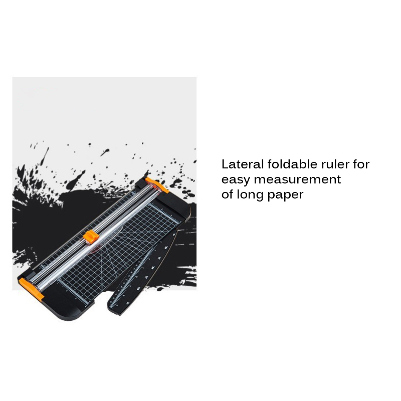 Cortador de papel A4 de precisión, cortador de guillotina para fotos, esterilla de corte con regla extraíble para cortar etiquetas de papel fotográfico