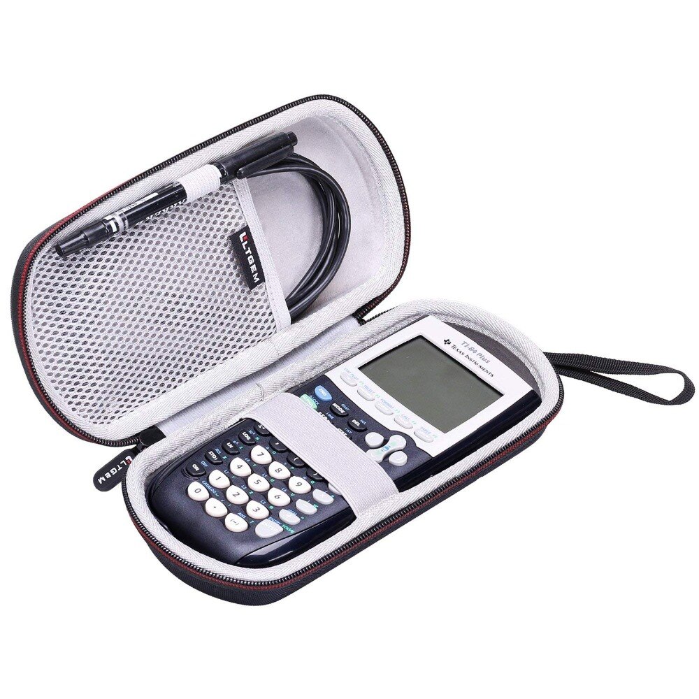 Ltgem eva viagem de armazenamento rígido levando caso protetor para texas instruments TI-84/89/83/plus/ce calculadora gráfica