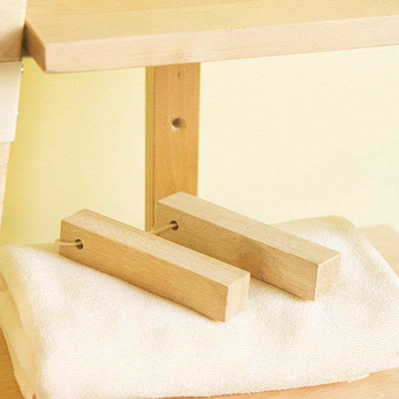 5 pièces Durable armoire boîte de rangement tiroir insecte contrôle camphre bois moisissure preuve antihumidité camphre bloc en bois
