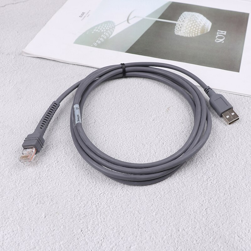 Cable USB para Cba-u01-S07ZAR, compatible con Symbol Ls1203, Ls2208, Ls4208, Ls3008, Ls4278, compatible con Motorola, escáner de código de barras símbolo