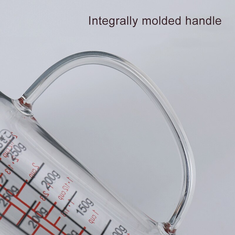 Glazen maatbeker kan hittebestendige glazen beker maatbeker melkkannetje beker glazen beker  ud88