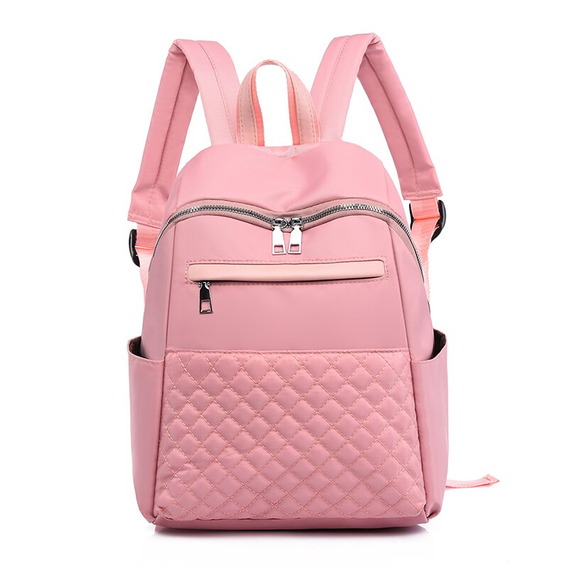 neue Nylon Rucksack Frauen Große Kapazität Reise Rucksäcke Wasserdichte Licht Taschen Für Mädchen mochila lässig Tasche: Rosa