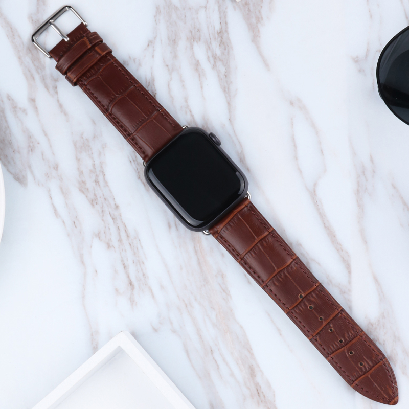 leather loop strap for apple watch 5 band 44mm 40mm iwatch 42mm 38mm Leather pulseira wrist watchband bracelet apple watch 5 4 3