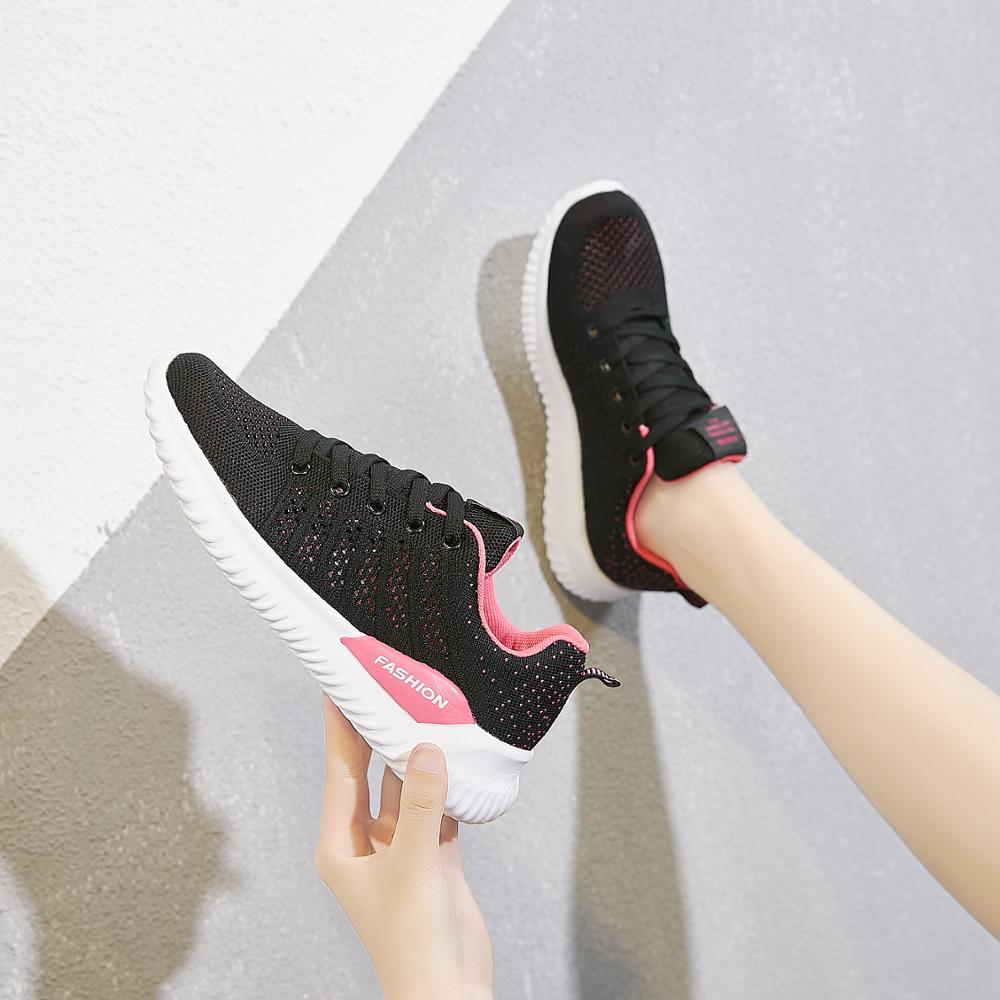 Tenis feminino märke lätta mjuka gympaskor dam tennisskor kvinnlig stabilitet promenadsneakers sneakers billigt