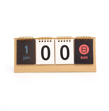365 D jour calendrier Table calendrier anniversaire planificateur étude compteur mariage: burlywood
