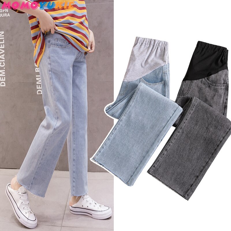 Boyfriend jeans zwangerschap wijde broek voor zwangere vrouwen broek casual losse jeans zwangerschapsbroek zwangerschapskleding