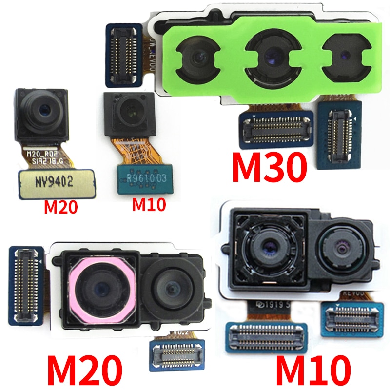 Belangrijkste Grote Terug Camera Flex Kabel Voor Samsung Galaxy M10 M105 M20 M30 Rear Camera Module Vervangende Onderdelen Kleine Front camera