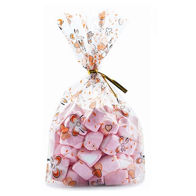 Bolsas Regalo FullJoyHut 60 Piezas Bolsas Dulces Navidad Regalo Bolsas Plástico Bolso De Navidad Caramelo Galleta Golosinas Chocolate Fiesta De Cumpleaños Favores Bolsas Papel Regalo
