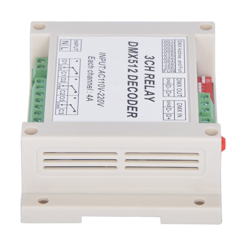 AC110-220V Regler Decoder RGB LED Streifen Lichter DMX512 Relais Verwendung Für LED Lampen