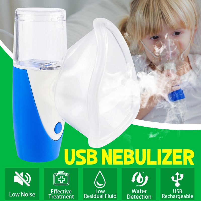 Gezondheidszorg Mini Handheld Draagbare Inhaleren Vernevelaar Stille Ultrasone Inalador Nebulizador Kinderen Volwassen Oplaadbare Automizer