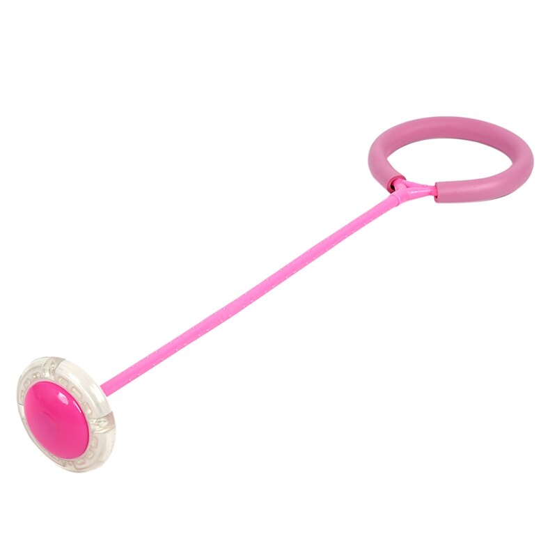 Outdoor Plezier Speelgoed Ballen Elastische Led Flash Springen Voet Bal Springen Ring Springen Cirkel Stuiterende Bal Speelgoed Voor Kinderen, roze: Default Title