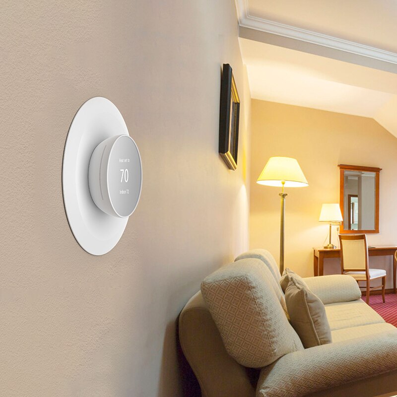 LINGYOU Wall Plate for Google Nest Thermostat Practical and Stylish Decoration Bracket Mount