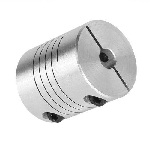 6.35mm X 12mm Aluminum Flexible Shaft Clamp Coupler – CNC.BZ – 6.35 X 12 Nema
