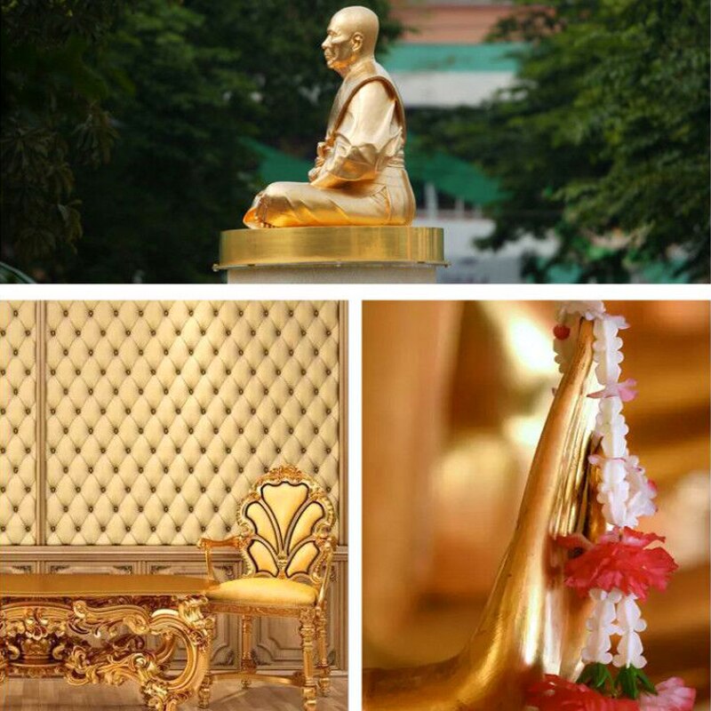 100g Gold Paint Water-based Lacquer Paint for Wood Varnish Coating for Arts Craft Furniture Wall Iron&Wooden Door Acrylic Paint