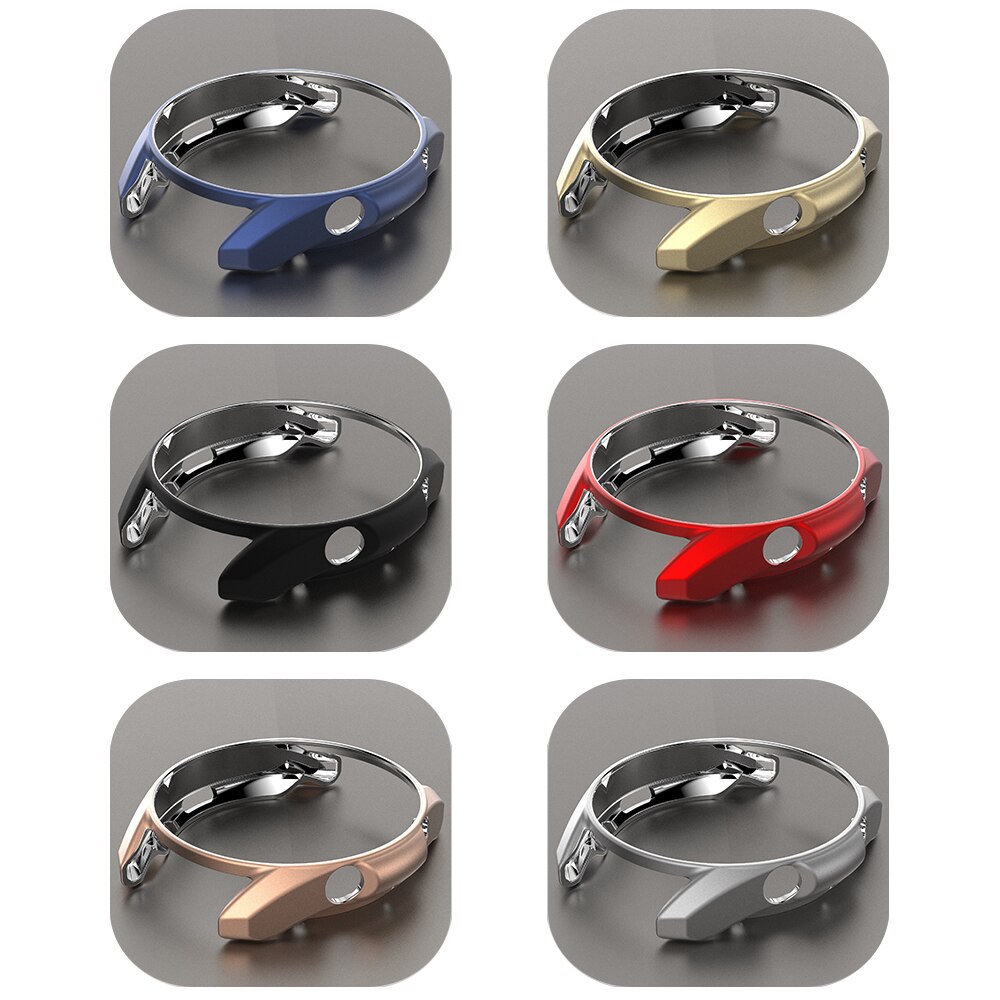 Coque de protection TPU souple et mate pour Samsung Galaxy Watch 3, 45mm, 41mm, cadre léger et fin, antichoc givré