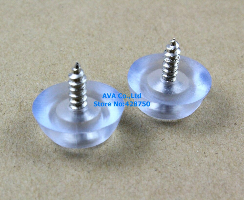 32 Soft Plastic Chair Feet Nail Glide Nail Furniture Feet Bottom Protect / 17mm