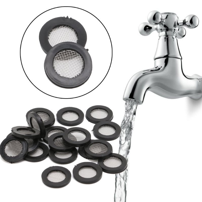 20 st tätning o-ring slangpackning platt gummi bricka filter nät för kran genomföring