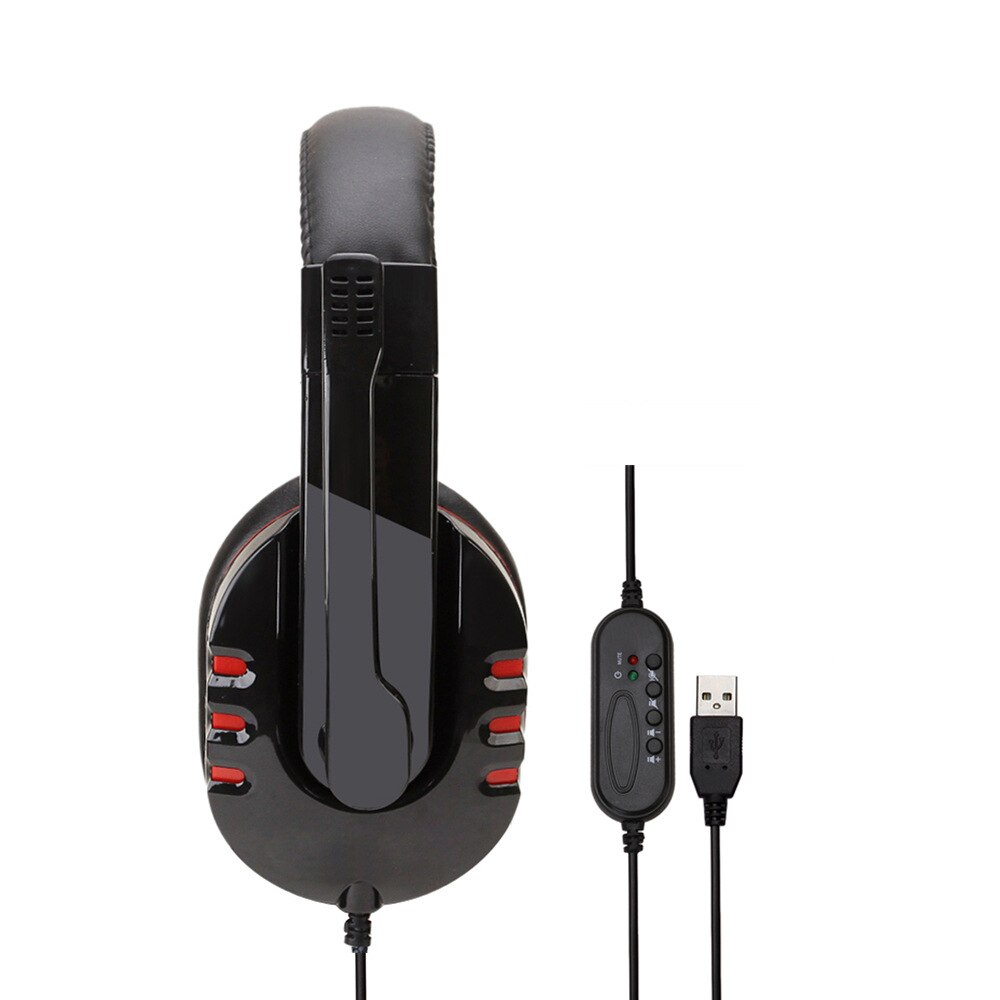 Wired Headset Gamer PC 3.5mm PS4 Headsets Surround Sound & HD Microphone Gaming Overear Laptop Tablet Gamer SY733MV: T7