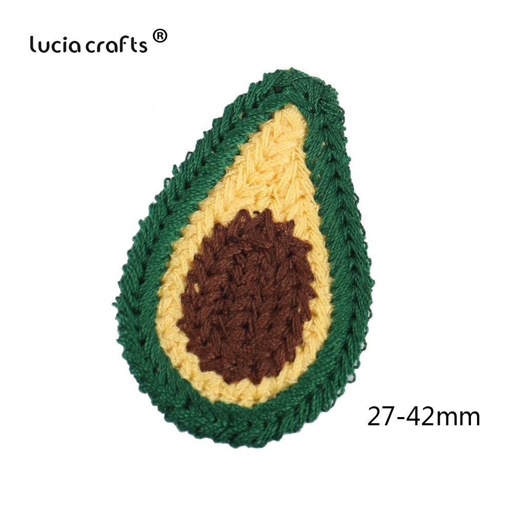 10 Pcs/6 Stuks Wortel Fruit Cherry Gehaakte Gebreide Patches Geappliceerd Handwerken Diy Naaien Kleding Ambachten Hoofddeksels Decor L0823: Style 3  10pcs