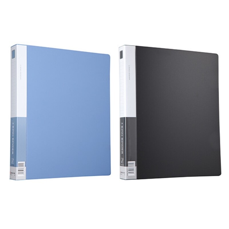 A4 Office File Folder 2 Holes D-Shape Loose Leaf Binder Document Holder Storage T8DB