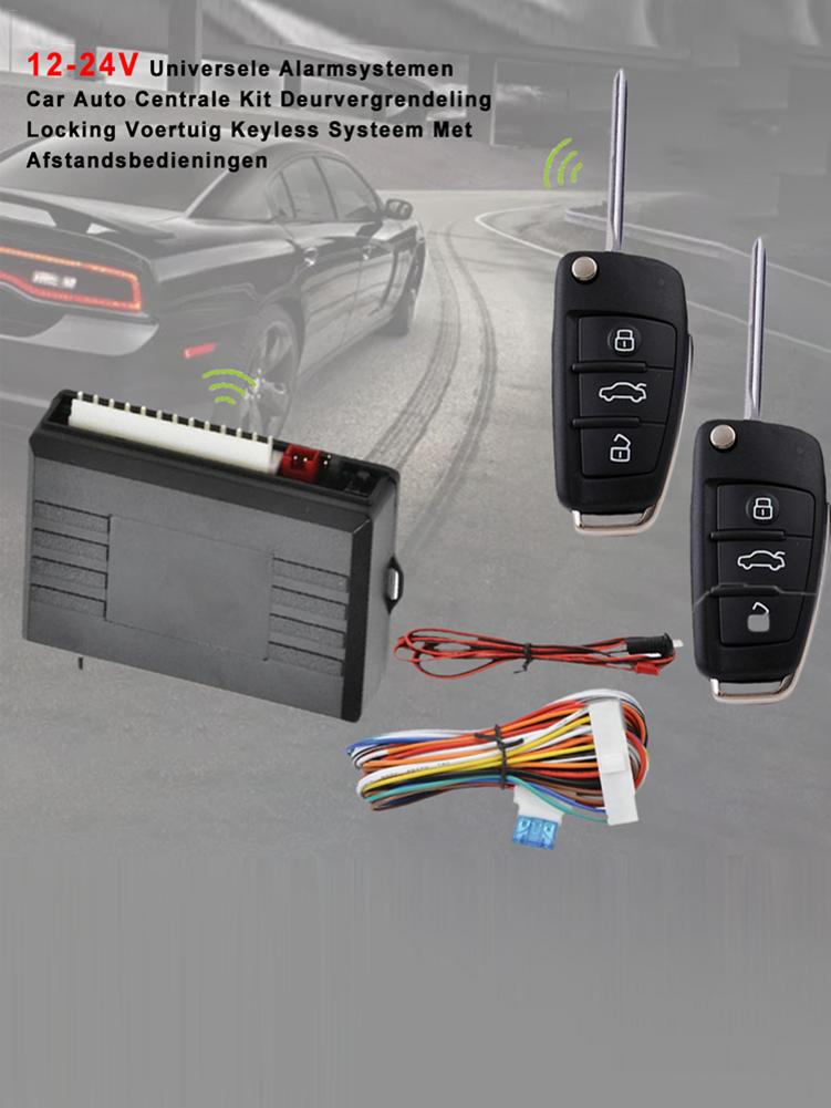 12V Car Remote Central Door Lock Keyless Remote Control Universal Car Alarm Systems Central Locking with Auto Remote Central