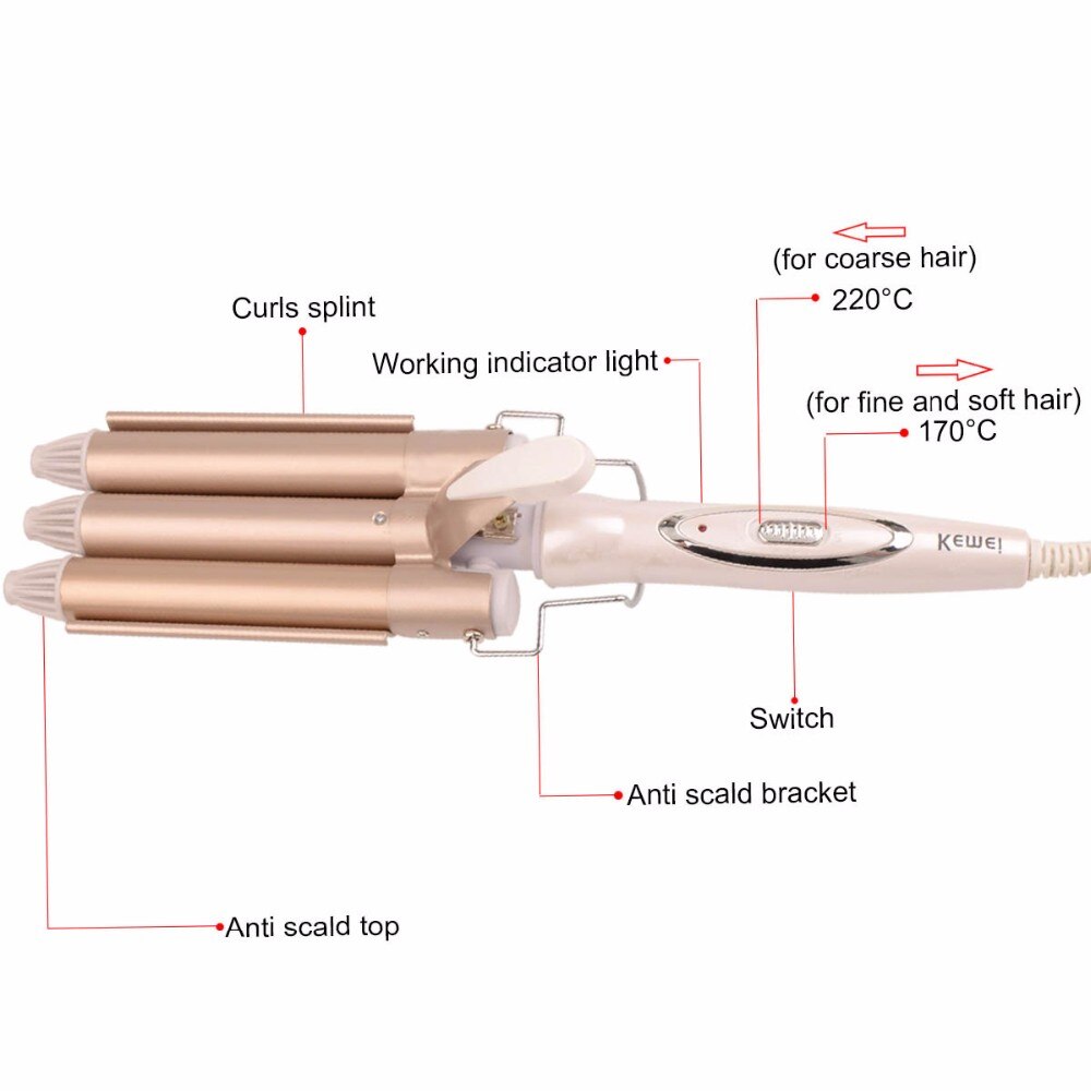 hair care & styling tools Curling hair curler Wave Hair styler curling irons Hair crimper