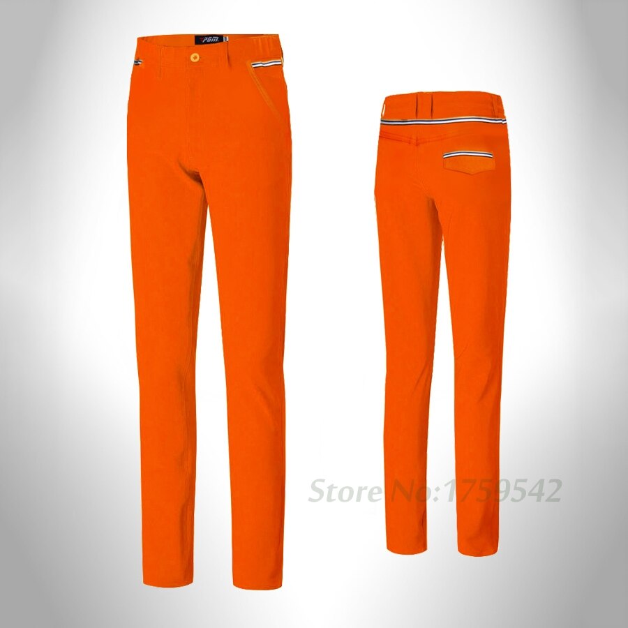 Nouveaux vêtements de Golf pantalons pour enfants vêtements de Golf pantalons pour garçons été confort respirant bonne taille élastique pour les jeunes: Orange / M