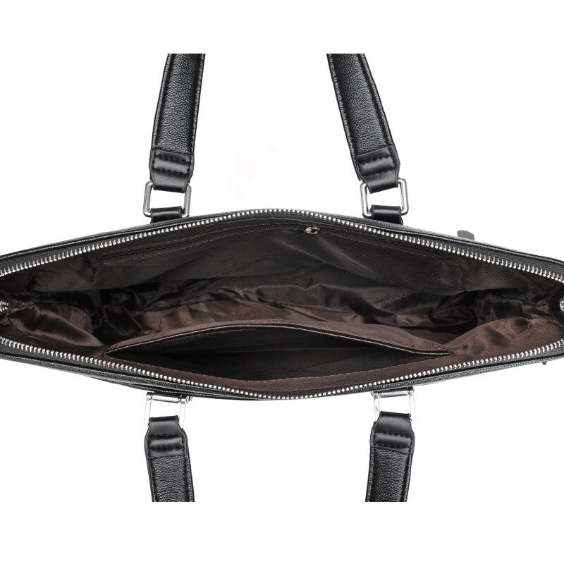 Men's Business Handbag Male Crossbody Tote Bag Briefcase Shoulder Messenger Bag Clutch PU Hand Bags