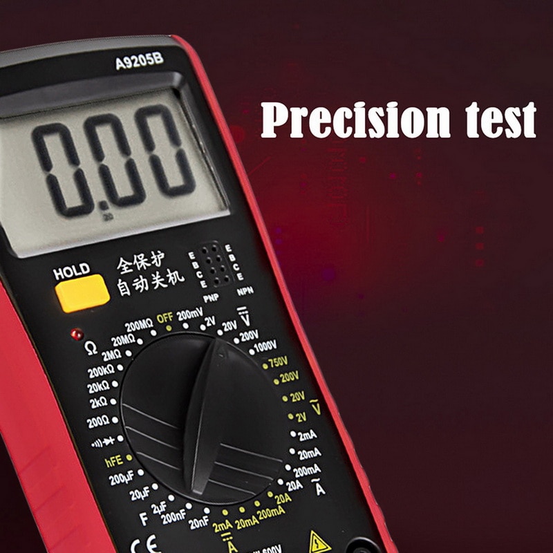 1 sztuk uniwersalny cyfrowy multimetr ręczny test miernik testujący z ołowiu kabel z drutu woltomierz amperomierz omomierz