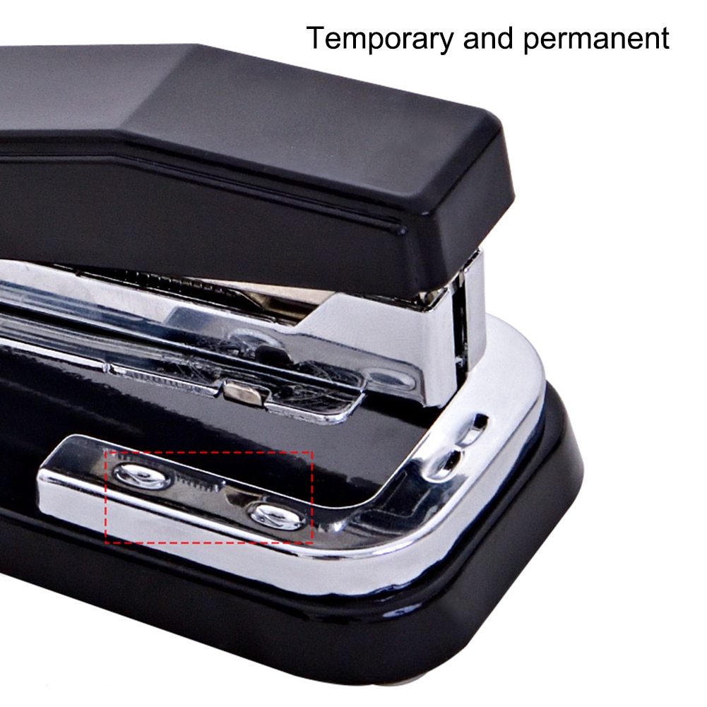360 Degree Rotating Stapler School Desktop Stapler Portable Standard Staplers and 24/6 1/4 inch Staple Document Binding Supplies