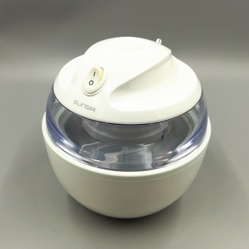 Bærbar fuldautomatisk ismaskine 600ml husholdnings hurtig yoghurtisfremstillingsmaskine lille mini-ismaskine