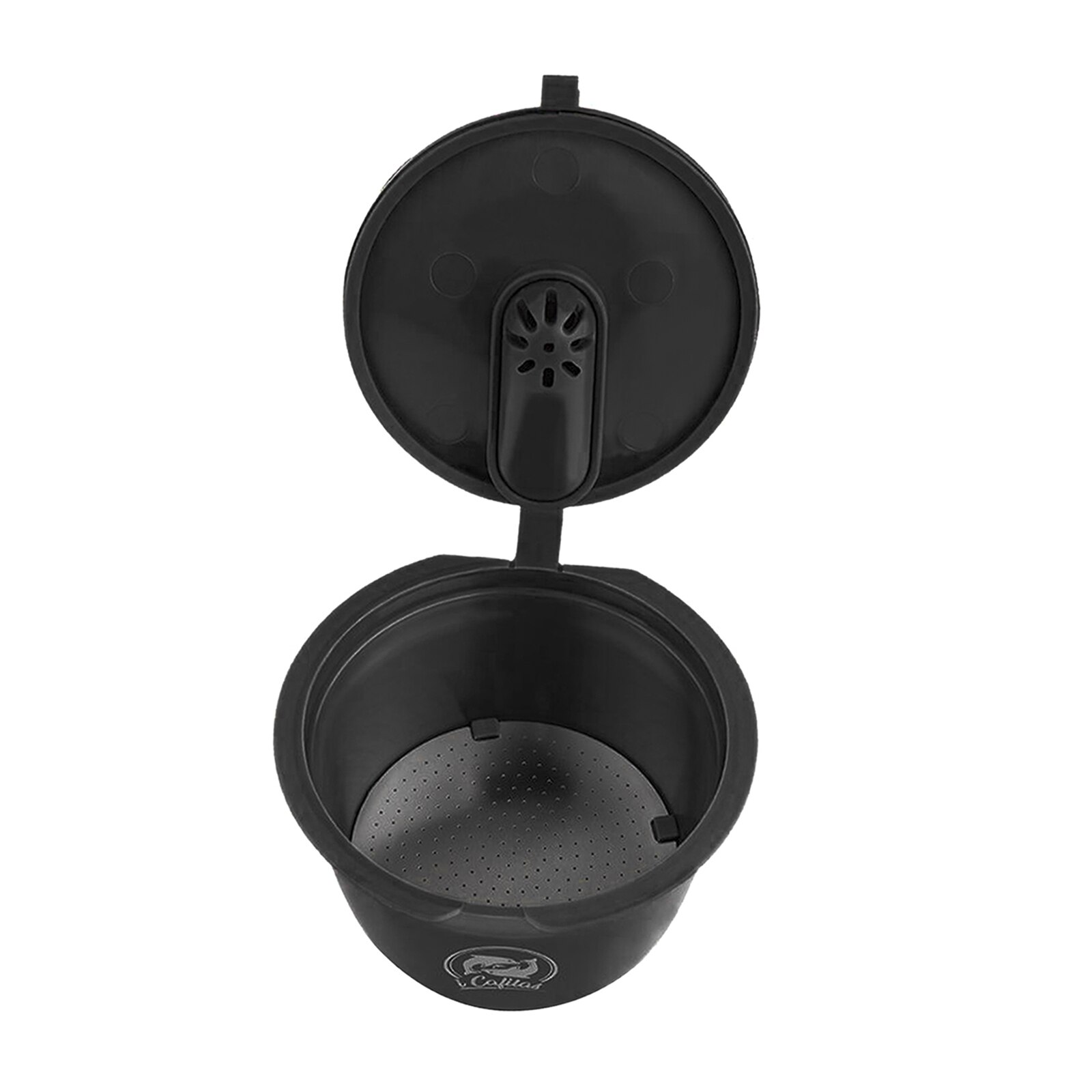 Cápsula de café rellenable, cápsula de filtro K reutilizable, accesorios de cafetera: Black