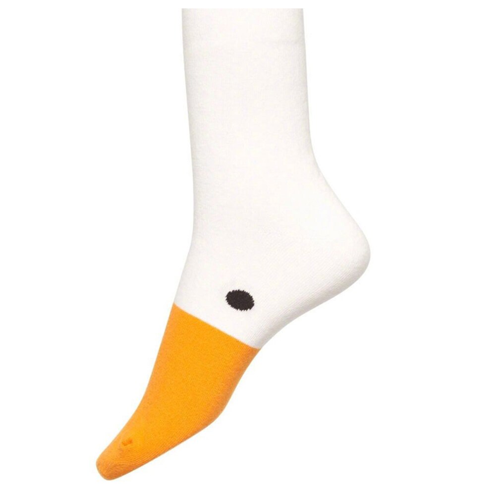 Calcetines de algodón deportivo bonitos con cabeza de Animal, calcetín divertido feliz para Navidad Unisex Health99