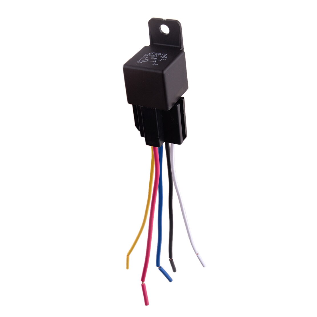 3Sets 5 Pin SPDT Automotive Relay Plug Socket With 5 Wires Harness Universal Car Accessories