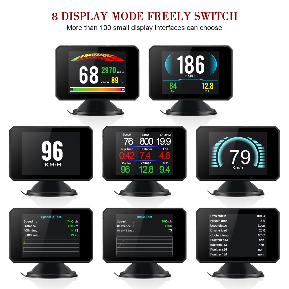 WiiYii P16 HUD Head Up Display Auto Wasser Tempera... – Vicedeal