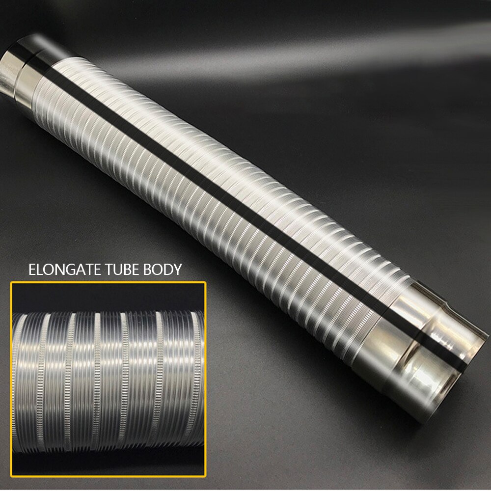 Fireproof gas water heater stainless steel 150mm aluminum strong universal exhaust pipe / extension tube length