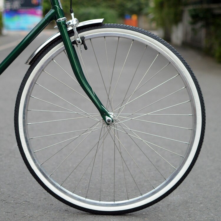 Retro Fiets Spatbord Rvs Spatbord 24/26 Inch 700C Stad Fiets Fenders Zilver 1 Paar