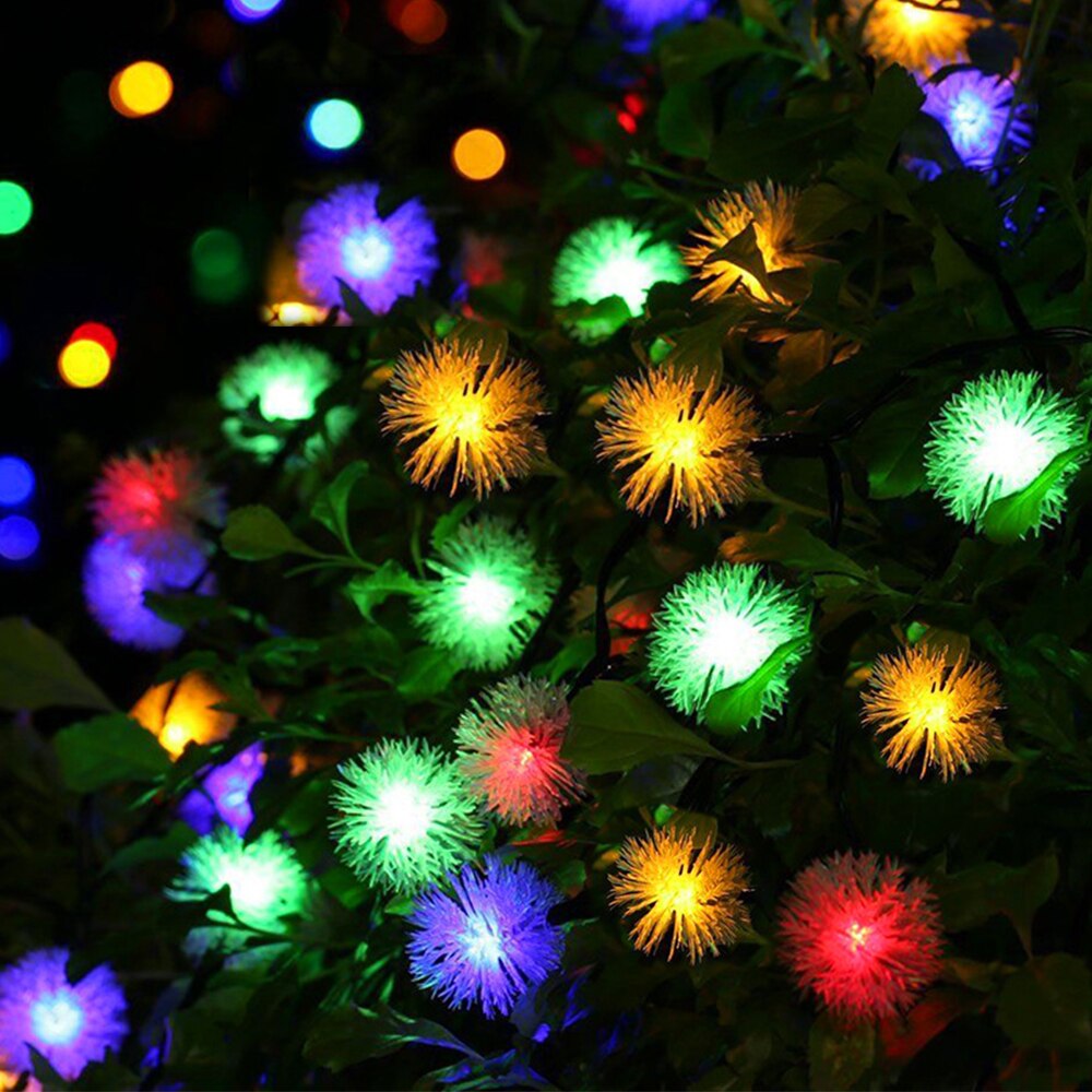 10/6/3/2m kerst led sneeuwbal lichtsnoer feeën guirlande lamp voor bruiloften, kerstmis, thuisfeesten, binnen- en buitendecoratie
