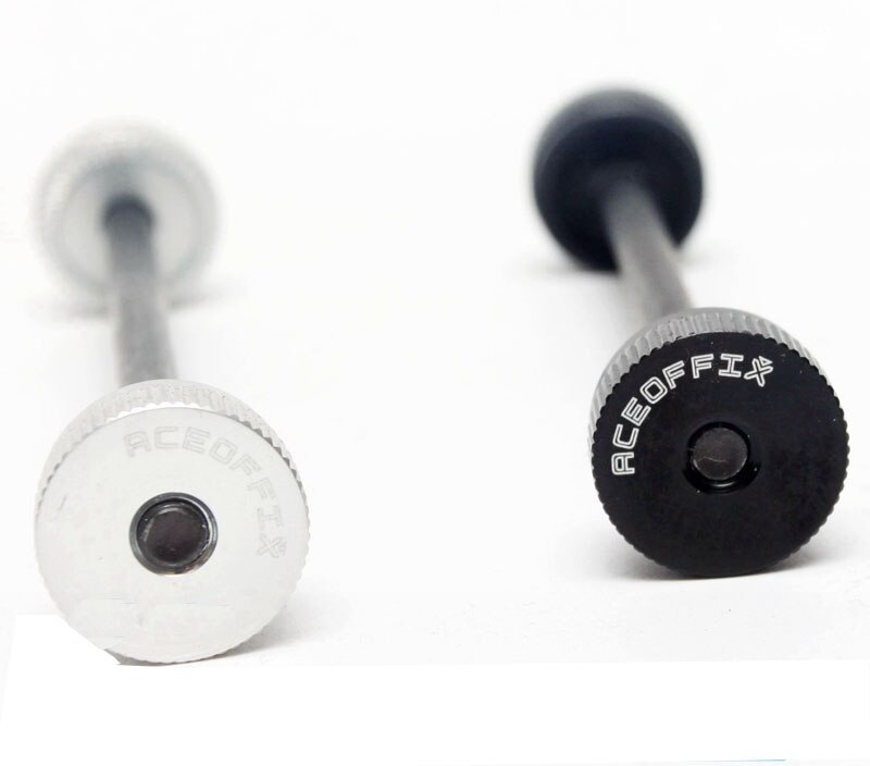 Aceoffix-eje de cubo para bicicleta plegable Brompton, liberación rápida, alta resistencia, 74mm, 100mm