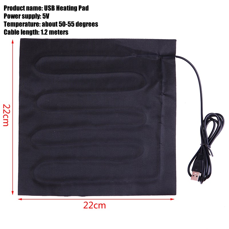 5V Usb Pet Warmer Verwarming Pad Elektrische Verwarming Pad Winter Warm Tapijt Carbon Fiber Verwarming Pad Handwarmer: Roze