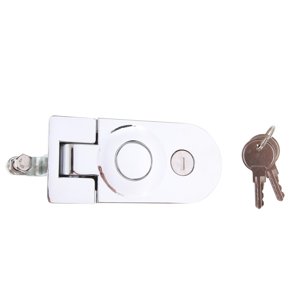 Compression Latch Lock Push Button Trigger Latches Key Locking for Marine, Boat, RV, Trailer, Camper, Motor Home, Cargo Trailer